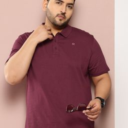 Sztori Plus Size Polo Collar Pure Cotton T-shirt-picture-51
