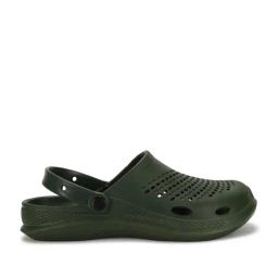 Paragon Men's Olive Green Back Strap Clogs-48