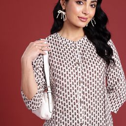Anouk Women Ethnic Motifs Printed Regular Kurta with Trousers-37