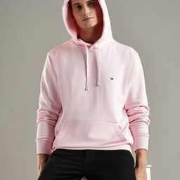 Tommy Hilfiger Men Solid Hooded Regular Sweatshirt-picture-10