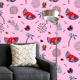 ArtzFolio Printed UV-Resistant Anti-Bacterial Abstract Memphis Geometric Shapes Peel & Stick Wallpaper-image-54