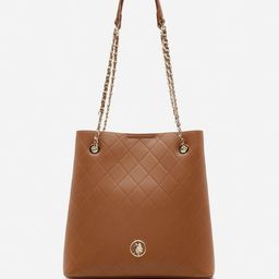 U.S. Polo Assn. Women Jess Textured Shopper Tote Bag With Pouch-0