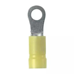 PANDUIT Ring Crimp Terminals TERMINAL, RING TONGUE, 1/4", 10AWG, YEL, PV10-14R-E-image-29