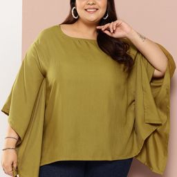 Sztori Plus Size Kimono Sleeve Top-picture-20