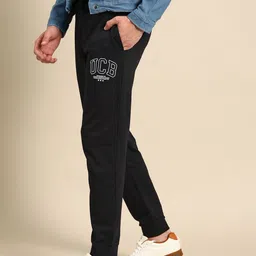 United Colors of Benetton Men Teal Joggers Trousers-image-87