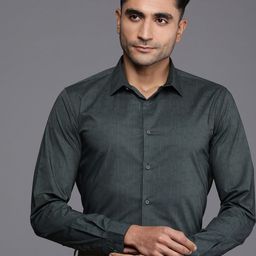 Louis Philippe Ath.Work Super Slim Fit Opaque Formal Shirt-image-87