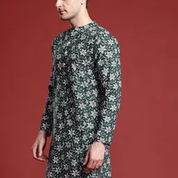 Anouk Men Ethnic Motifs Printed Pure Cotton Kurta image 2
