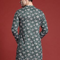 Anouk Men Ethnic Motifs Printed Pure Cotton Kurta image 5