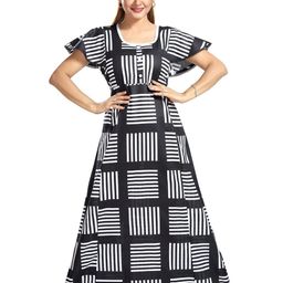 Inner Beats Women Black Nightdress-picture-2