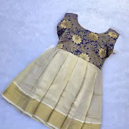 BAESD Infant Girls Floral Woven Design Sleeveless Tissue Fit And Flared Ethnic Dress-image-30