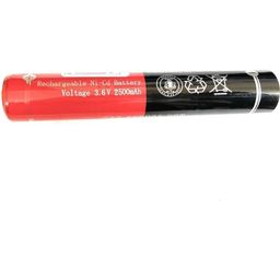 kp original battery 3.6V 2500Mah Ni-Cd Rechargeable Torch Light Clone Version Battery 2X12.5Cm image 1