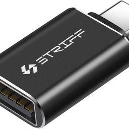 STRIFF Type C 3.1/3.0 to USB A Female OTG Adapter Compatible with MacBook Pro/Air 2019 2018 2017, Galaxy S20 S20+ Ultra Note 10 S9 S8USB Adapter, MacBook Air 2018 & All Type-C Devices image 1