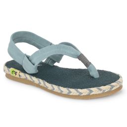 Fresh1947Feet Satin Braided Side Designed Flat Sandal - Light Blue-image-79