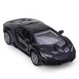 Kids Fun Toys Pull Back 1:32 Die Cast Sport Toy Car - Black-16