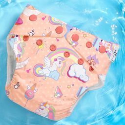SuperBottoms Swimming Diapers for Babies & Toddlers - Washable, Reusable & Adjustable Swim Diapers | Pixie Dust-28