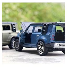 SVE 1:36 DEFENDER Diecast Metal Pullback Toy car with Openable Doors [Colors as Per Stock]-image-5