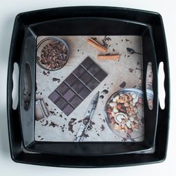 Superware Melamine Serving Tray Set Trayo Darko Matte (Set of 2)-image-4
