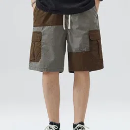 StyleCast x Revolte Men Colourblocked Technology Shorts-picture-57