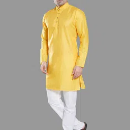 DIVISIVE Men Regular Kurta with Pyjamas image 5