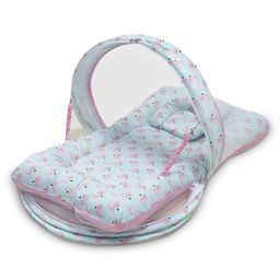 Kradyl Kroft Bassinet Style Mosquito Net Bedding for Infants-MQ-Flamingo image 5