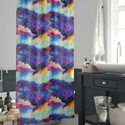 ArtzFolio Single Piece Waterproof Polyester Shower Curtain-image-20