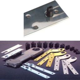 Hafele 932.86.031 SS Matt Heavy Duty Floor Spring Set-image-39
