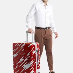 Teakwood Leathers Milkyway Printed 360 Degree Rotation Hard Large-Sized Trolley Bag 95.5L-19