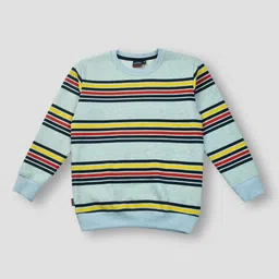 Gini and Jony Infants Boys Striped Fleece Sweatshirt-picture-38