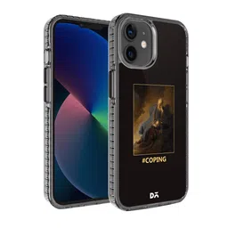 DailyObjects Black & Brown Printed Coping iPhone 12 Mini Phone Case-44