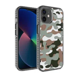 DailyObjects Green & White Printed iPhone 12 Mini Phone Case-3