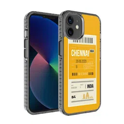 DailyObjects Orange & White Printed iPhone 12 Mini Phone Case-5