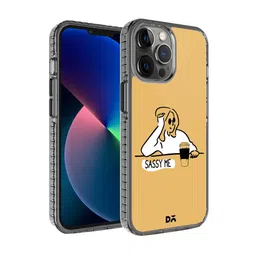 DailyObjects Transparent & Yellow Sassy Me Stride 2.0 Case Cover For iPhone 12 Pro-14