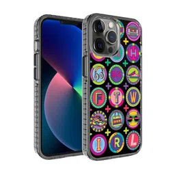 DailyObjects Black Printed Millennial Lingo iPhone 12 Pro Phone Case-11