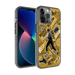 DailyObjects Yellow & Black  Printed Rule The Streets iPhone 12 Pro Phone Case-0