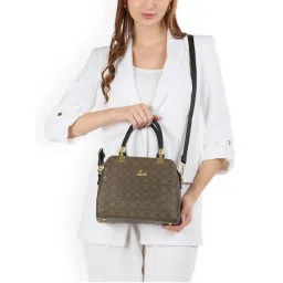 Lavie Womens Beige Neeza 3C Satchel with Detachable Strap (S)-picture-39