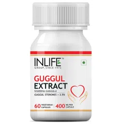 Inlife Guggul Extract with 2.5% Guggul Sterones Supplement 400mg-image-3