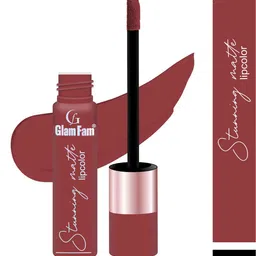 GlamFam Set Of 2 Stunning Matte Waterproof Lip Color- 5 ml Each- Cappuccino 21 image 5