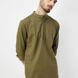 max Men Thread Work Pathani Kurta-picture-8