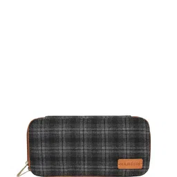 HAMELIN Checked Structured Handheld Bag with-12