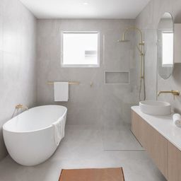 Thevasa Brown Microfibre 1300 GSM Bath Rugs-image-67