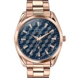 Sonata Crisscross Cost MenPatterned Bracelet Style Straps Analogue Watch SP70066WM01-28