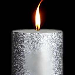 atorakushon Silver-Toned 1 pieces Pillar Candle-image-55