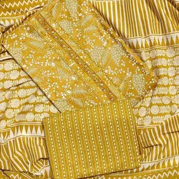 GC 80 BY GAURI COLLECTION Floral Printed Pure Cotton Unstitched Dress Material-image-78