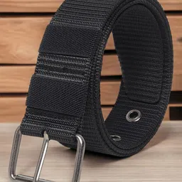 glitchez Men Textured Formal Belt-43