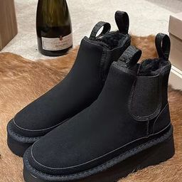 MONRSH Women Casual Platform-Heeled Winter Boots-picture-14