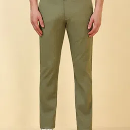 Allen Solly Men Slim Fit Mid-Rise Trousers-picture-6