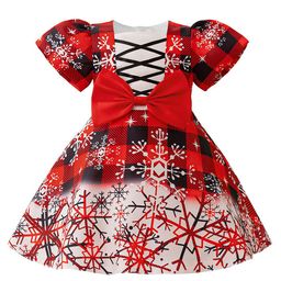 StyleCast x Revolte Girls Print Puff Sleeve A-Line Dress-image-50
