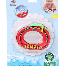 Ratnas Tomato Shape Water Filled Teether - Red-image-0