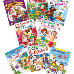 Sawan Colouring Book Set of 8 - English-18
