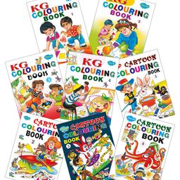 KG Colouring Books Set of 8 - English-27